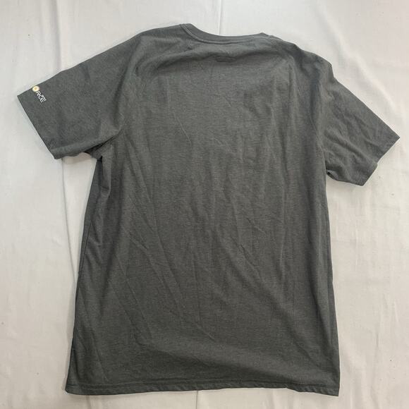 Carhartt Force Shirt Mens Medium Gray Pockets Relaxed Fit Short Sleeve Workwear - Picture 6 of 7